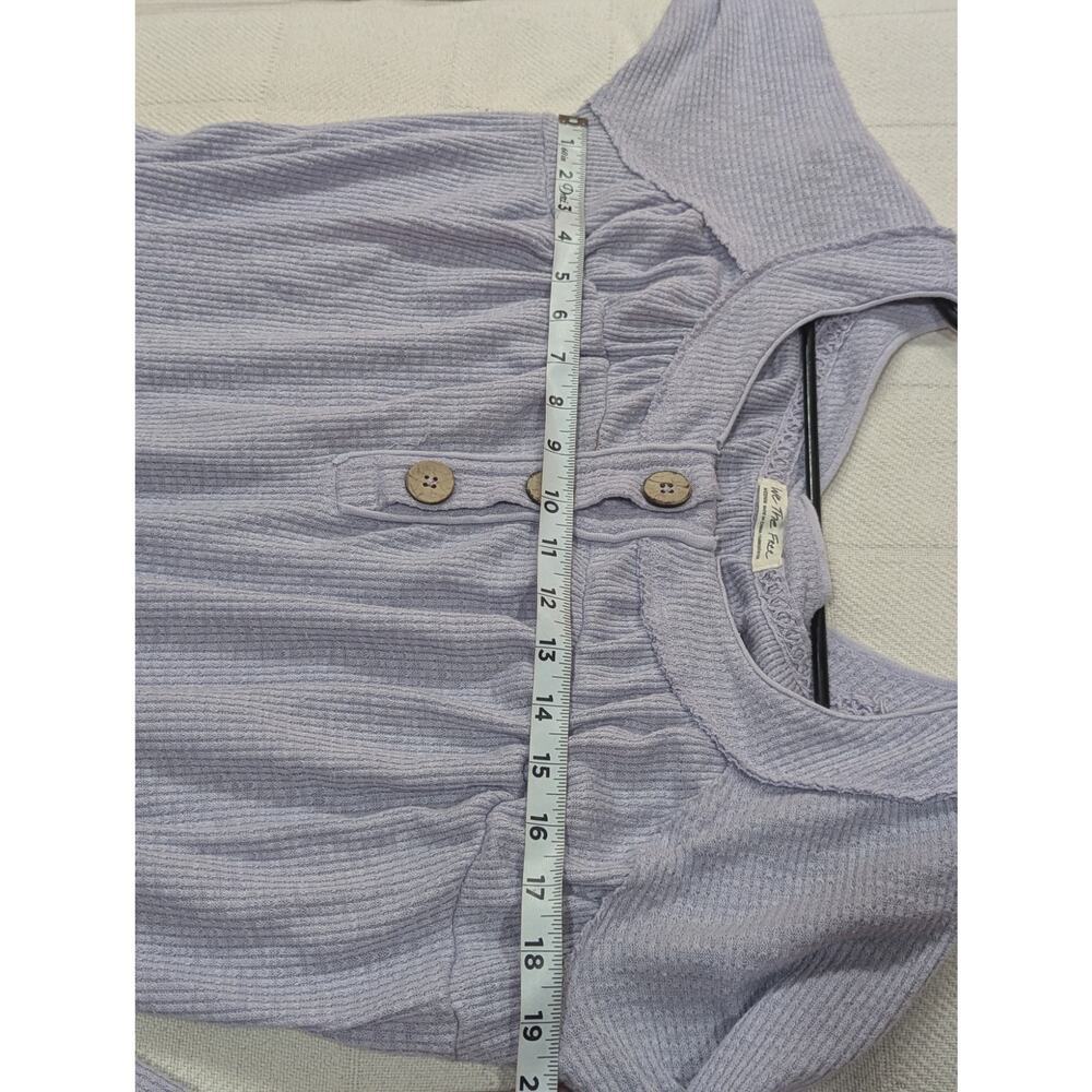 Pretty Light Purple Waffle Weave Top By We The Fr… - image 6